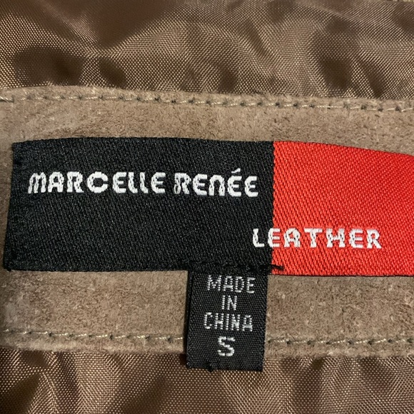 Marcelle Renee Women’s Leather/Knit Jacket - Picture 3 of 7